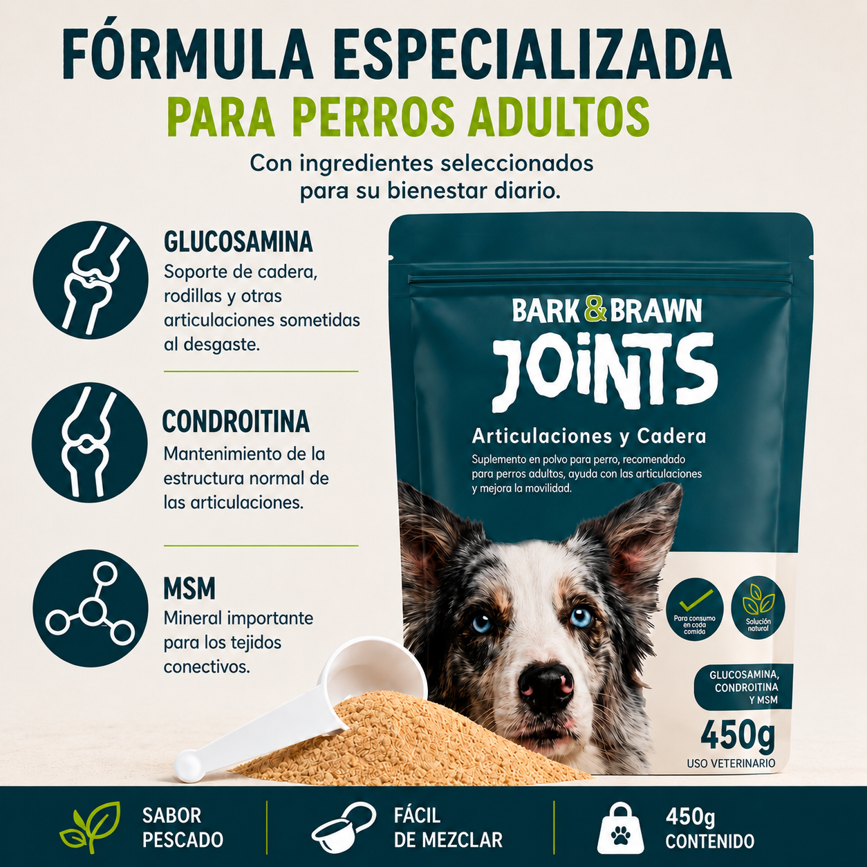 Bark & Brawn Joints – Articulaciones y Cadera