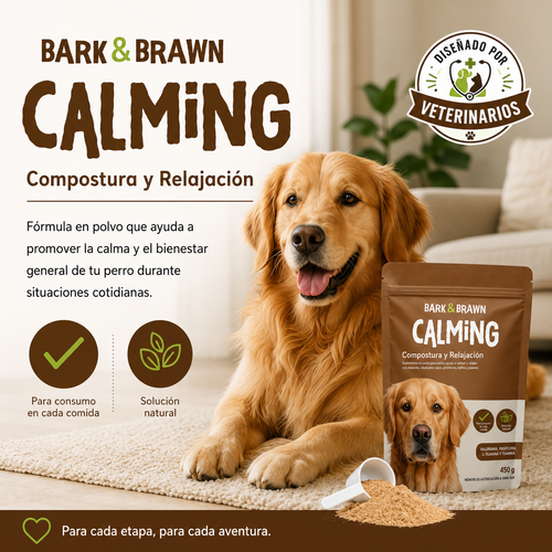 Bark & Brawn Calming – Compostura y Relajación