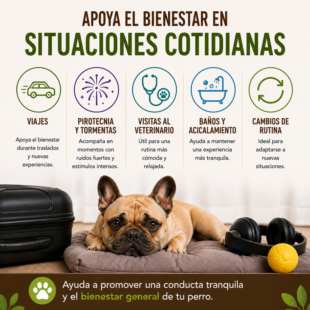 Bark & Brawn Calming – Compostura y Relajación
