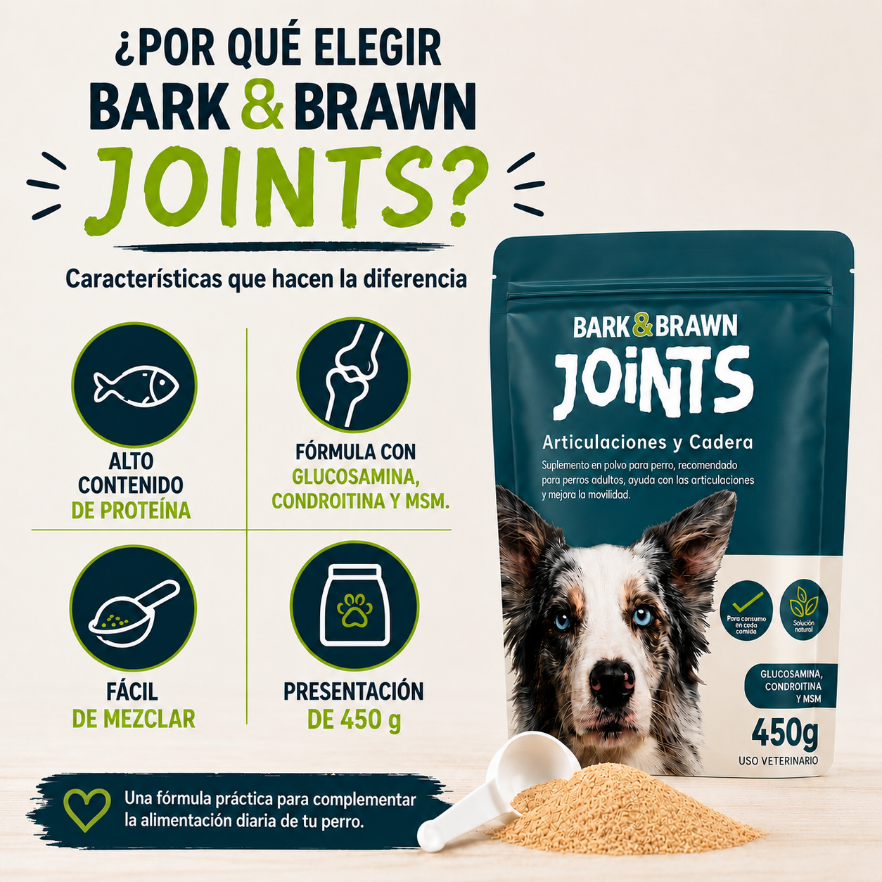 Bark & Brawn Joints – Articulaciones y Cadera