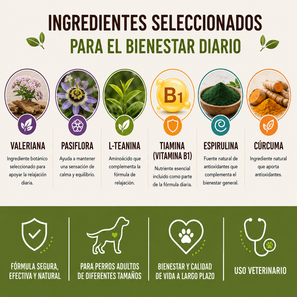 Bark & Brawn Calming – Compostura y Relajación