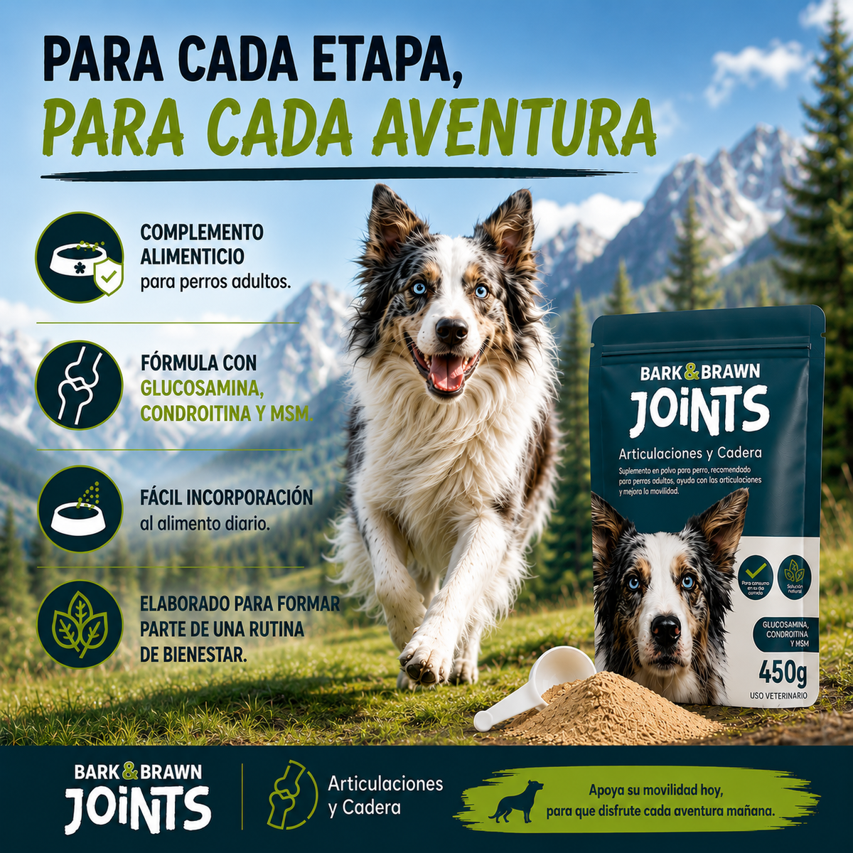 Bark & Brawn Joints – Articulaciones y Cadera