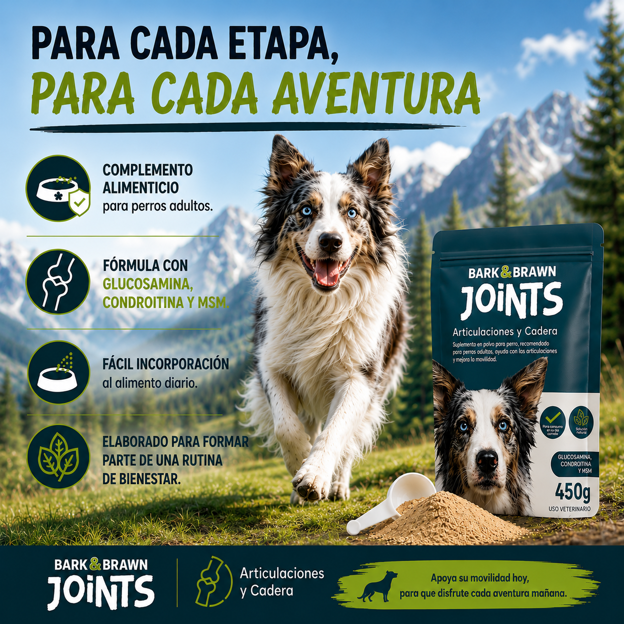 Bark & Brawn Joints – Articulaciones y Cadera