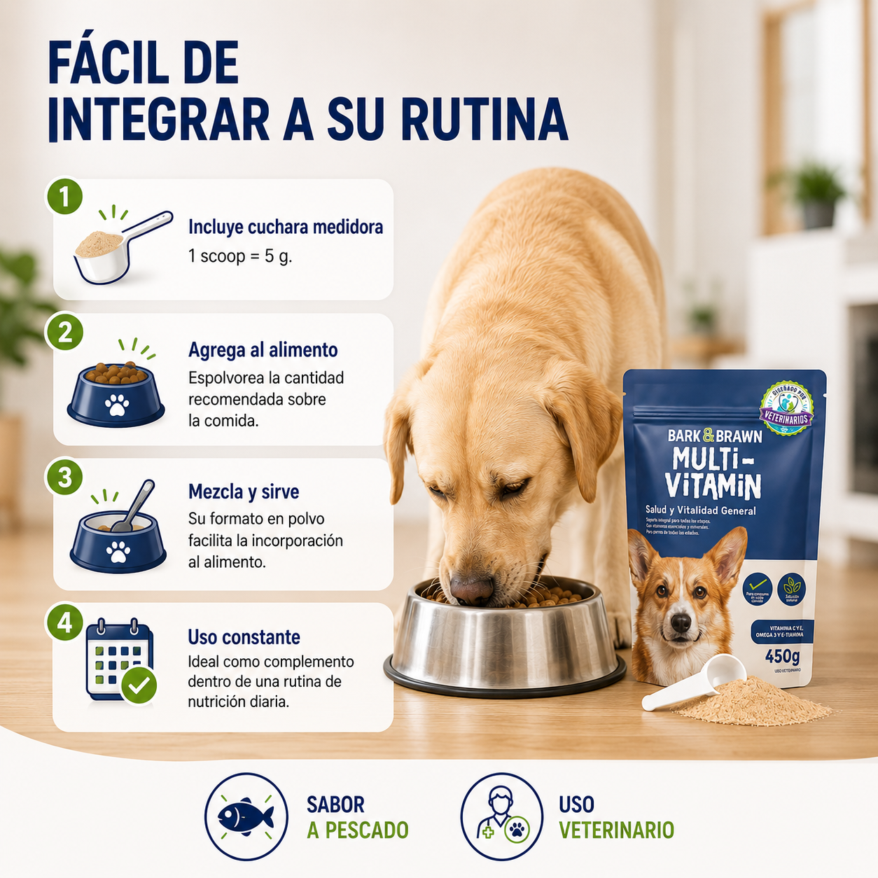 Bark & Brawn Multi-Vitamin – Salud y Vitalidad General