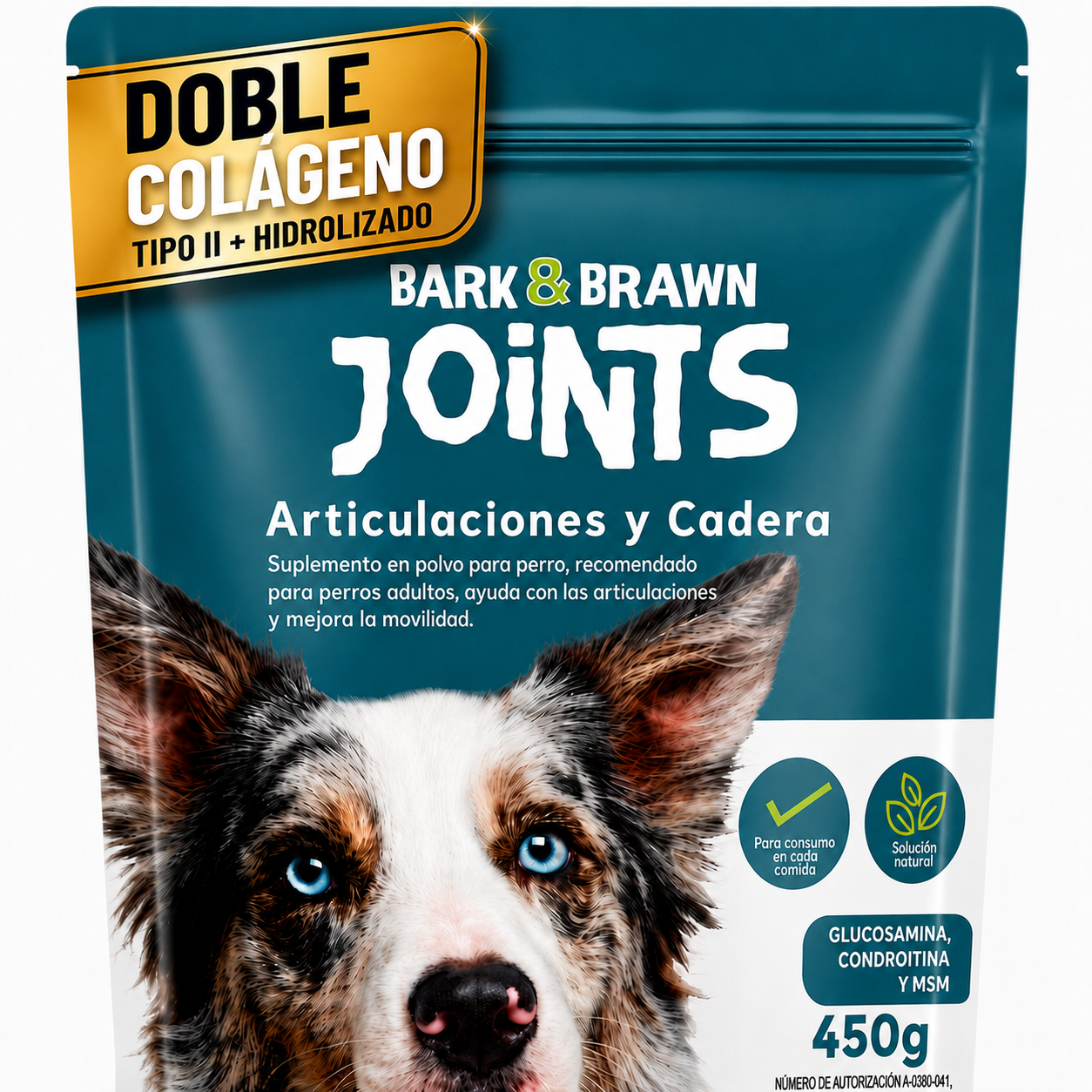 Bark & Brawn Joints 450g – Suplemento para articulaciones y cadera de perros